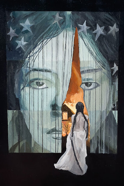 Sophie Goudman, Peachey-house of cards, 2025. Courtesy of Uprise Art