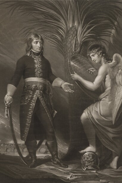 John Raphael Smith (1751 - 1812) after Andrea Appiani (1754 - 1817), Buonaparte, First Consul of France, 1800, London, Mezzotint on paper, H 65.1 x W 45.7 cm © The Trustees of the British Museum
