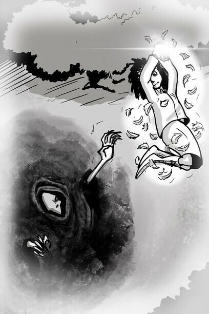 Ilustración para la obra de Nella Vulcano