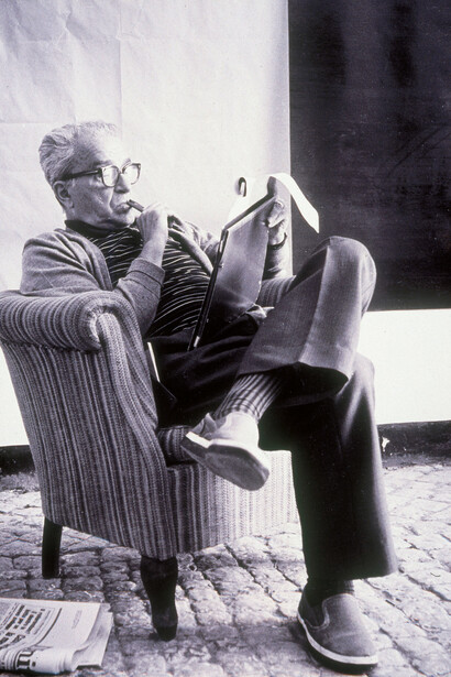 Pietro Ingrao,
Lenola (Latina), 1984,
Foto: Sergio Castellano