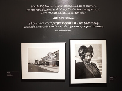 If Emmett Till lived, exhibition view. Courtesy of MoCP