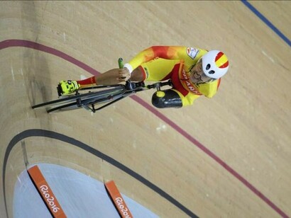 Ciclista en las Paralimpiadas de Río 2016