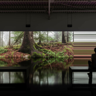 Ryuichi Sakamoto, Seeing sound, hearing time, ausstellungsansicht. Mit freundlicher genehmigung des Hamburger Bahnhofs