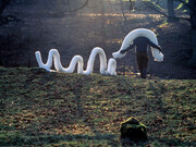 Andy Goldsworthy, Frozen patch of snow. Each section carved with a stick. Carried about 150 paces, several broken along the way. Began to thaw as day warmed up. Helbeck, Cumbria. March 1984, 1984. Courtesy of National Galleries of Scotland