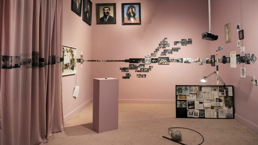 Rosa Chancho, Huir del mundo, vista de exhibición. Cortesía de la Galería Nora Fisch