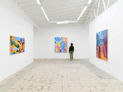 Heather Guertin, The radiant edge, exhibition view. Courtesy of Anat Ebgi 