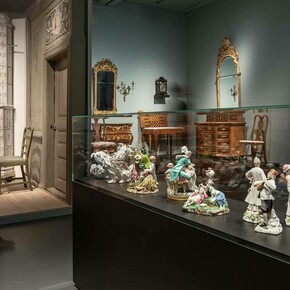 18th-century design and craft, exhibition view. Courtesy of Röhsska Museum