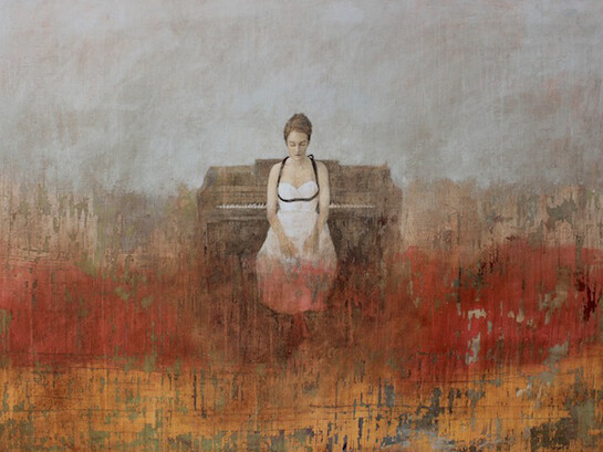 Federico Infante, Before the Wedding, 2014, Acrylic on Canvas, 47¾" x 69"