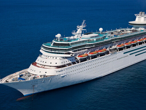 Aerial view of Majesty of the Seas