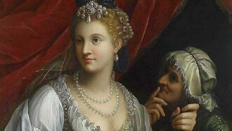 Fede Galizia, Giuditta e Oloferne, particolare, Le Signore dell’Arte, foto Margherita Tizzi