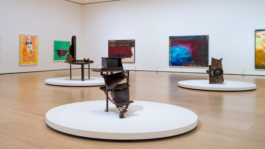 Helen Frankenthaler, Painting without rules, exhibition view. Courtesy of Guggenheim Museum Bilbao