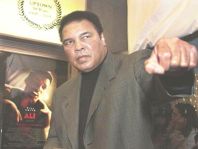Muhammad Ali in his long and grueling battle with Parkinson's disease