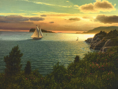 Joseph McGurl, Into the light, 2024. Courtesy of Cavalier Gallery