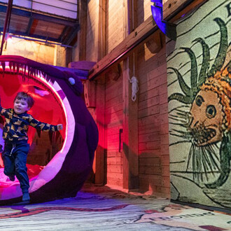 Sea monsters, exhibition view. Courtesy of Forum Marinum 