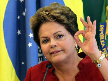 Dilma Roussef, presidenta do Brasil de 2011 até 2016