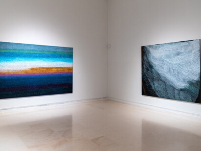 Soledad Sevilla, Rhythms, grids and variables, exhibition view. Courtesy of IVAM