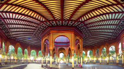 Santa María la Ribera. México D.F. Kiosco morisco