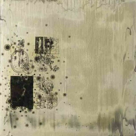 Emmanuel Barcilon, untitled, 2012, pure pigments, varnish, wood, 50 x 50 cm