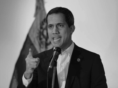 Juan Guaidó, político, parcialmente reconocido como presidente encargado de Venezuela