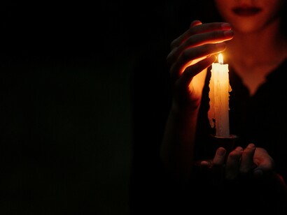 Vela acesa, alma viva