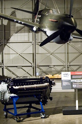 Curtiss P-40E Warhawk. Courtesy of Pearl Harbor Aviation Museum