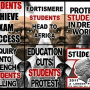 George & Gilbert, Students, 2011 6 Panel piece 151x190cm © Boris Kirpotin. Courtesy Bernier/Eliades Gallery