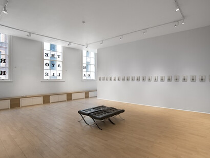 Peter Dreher, Exhibition view. Courtesy of The Mayor Gallery