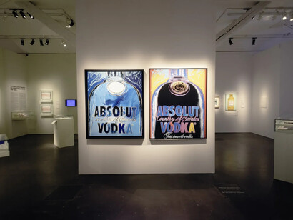 Various artists, Money on the wall. Andy Warhol, exhibition view. Courtesy of Spritmuseum