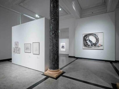 Various artists, Contemporary drawings, exhibition view. Courtesy of Latvian National Museum of Art