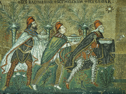 Ravenna, Sant'Apollinare Nuovo, mosaico dei Re Magi