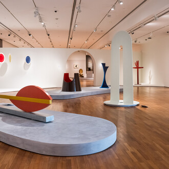 Kim Lim, The space between. A retrospective, exhibition view. Courtesy of National Gallery Singapore