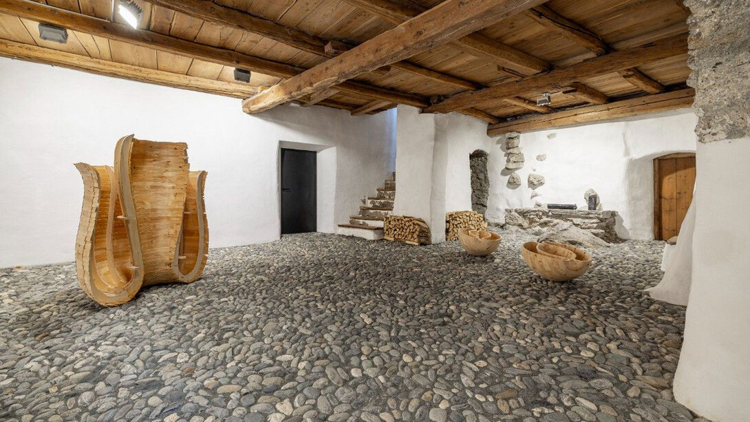 Mirko Baselgia, Passaggio, exhibition view. Courtesy of Galerie Urs Meile