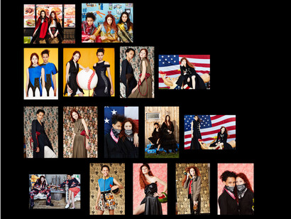 Roe Ethridge, Moodboard Black Background © Roe Ethridge. Courtesy of greengrassi, London