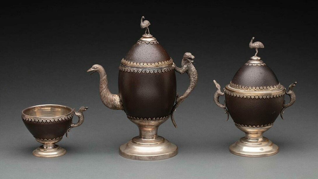 Variations on the classical, piece in exhibition. Courtesy of the National Museum of Australia