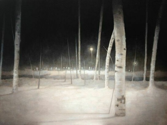Donna Mclean, Let the Right One In, 2014, oil no canvas, 59 x 81 cm (23 x 32 inches)