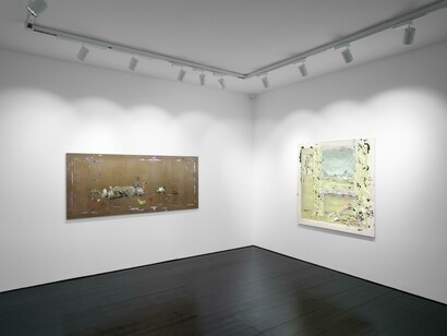 Anna Tuori, Paradise news, exhibition view. Courtesy of Contemporary Fine Arts 