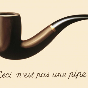 René Magritte, La trahison des images (Ceci n'est pas une pipe), 1929, Los Angeles County Museum of Art (LACMA) purchased with funds provided by the Mr. and Mrs. William Preston Harrison Collection © 2017, Succession Magritte c/o SABAM