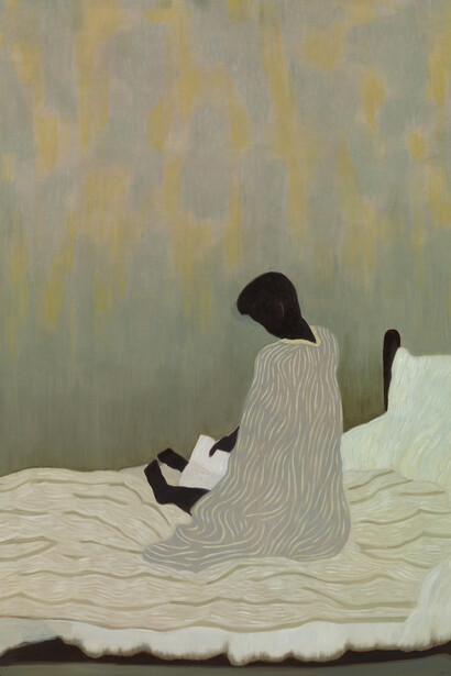 Anne Rothenstein, Reading, 2024. Courtesy of Stephen Friedman Gallery