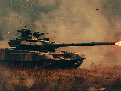 Tanque de guerra. Bases militares estrategicamente posicionadas e alianças como a OTAN