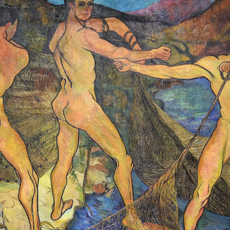 Suzanne Valadon, Le lancement du filet, 1914. Courtoisie du Centre Pompidou