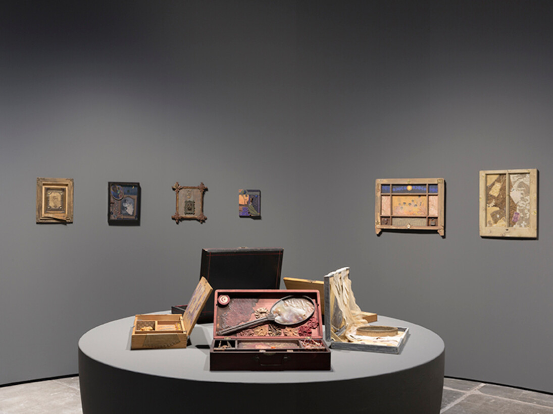 Betye Saar. Uneasy Dancer, Exhibition view. Courtesy of Fondazione Prada