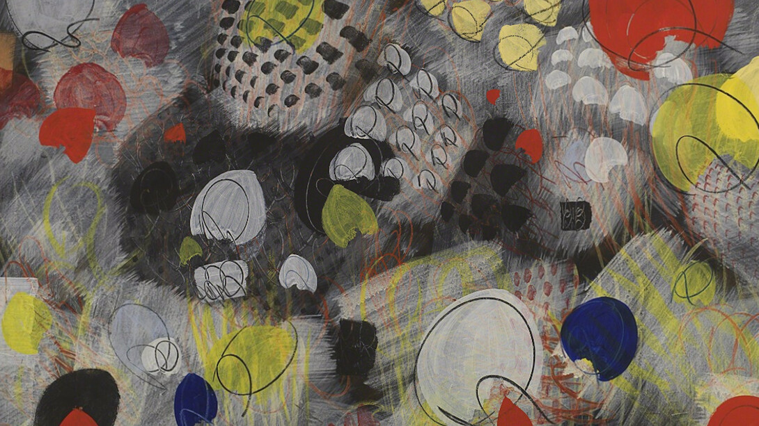 Tancredi, Untitled. My Weapon Against the Atom Bomb is a Blade of Grass: Tancredi, A Retrospective. Exhibition view. Courtesy of Collezione Peggy Guggenheim