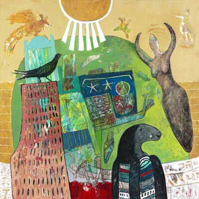 Amal Nasr, To ra, 2024. Courtesy of Safarkhan Art Gallery
