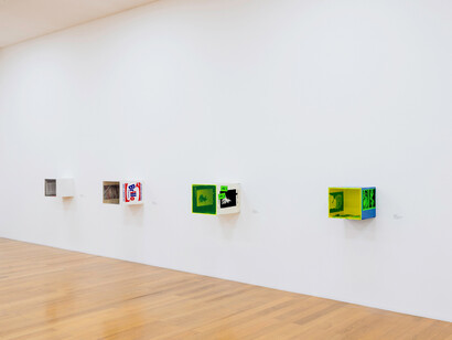 Henrik Olesen und Isidore Isou, Demons are tearing me apart, ausstellungsansicht. Mit freundlicher genehmigung des Kunstmuseums Liechtenstein mit der Hilti Art Foundation