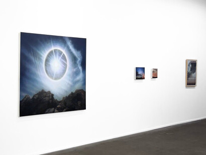 Samantha Fields, Lay of the land, exhibition view. Courtesy of Billis/Williams Gallery