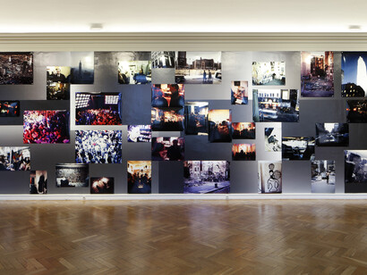 Peter Kogler, Alphabet city, exhibition view. Courtesy of Francisco Carolinum Linz