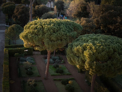 Villa Medici, Roma, Italia. I giardini