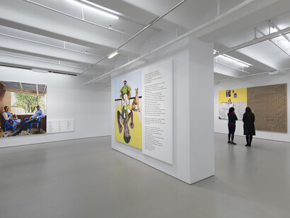 Meleko Mokgosi. Courtesy of Jack Shainman Gallery