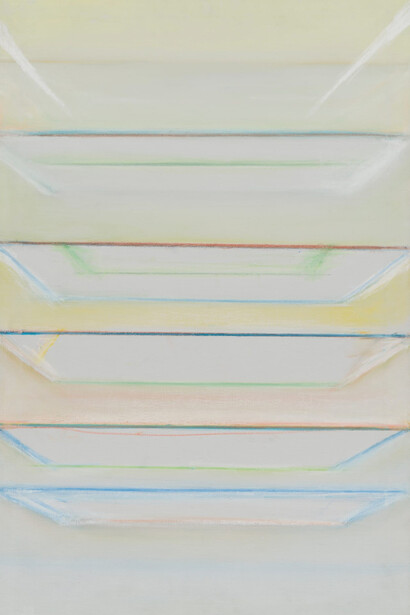 Hedda Sterne, Untitled (detail), 1983. Courtesy of Van Doren Waxter 