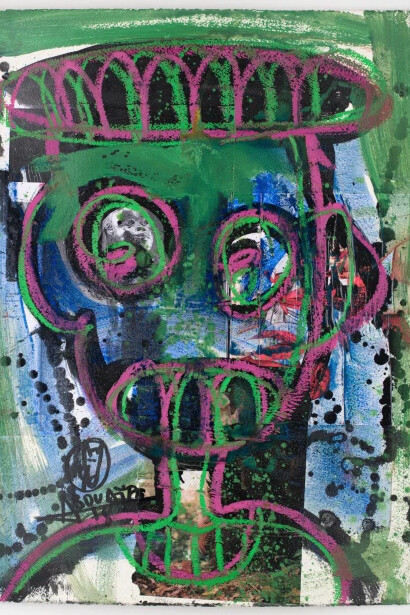 Aboudia. Courtesy of Jack Bell Gallery
